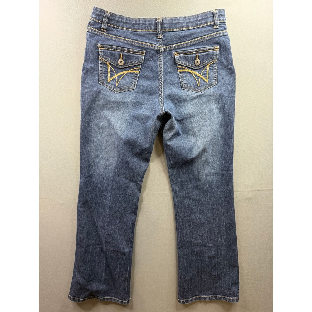 Wrangler Jeans Girls Blue Straight Leg Adjustable Waist 28x28